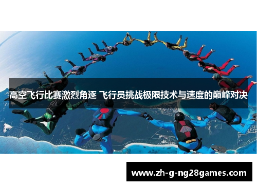 高空飞行比赛激烈角逐 飞行员挑战极限技术与速度的巅峰对决